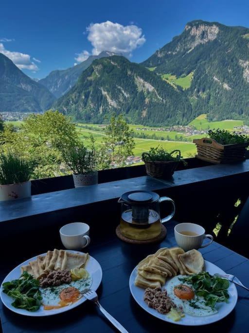 Alpine Cottage With Exceptional View Mayrhofen Exterior photo